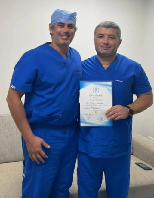 Dr. Ramin Xəlilov O.S.T.A sertifikatı ilə, Misir 2025
